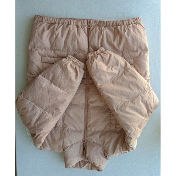 Fila Women's Puffer Jacket‎ Size M, Pink Samaira Cinch Waist Coat - Picture 4 of 5